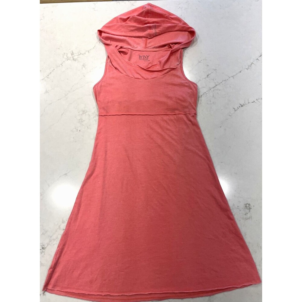 Andrew Marc New York Performance Coral Hoodie Tank Sleeveless Dress Beach Sz M
